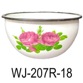 18cm Flower Soup Bowl Enamel