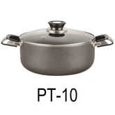 10 QT Non-stick Stockpot With Glass Lid