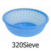 15" Blue Plastic Basket / Colander