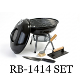 14” Round Portable BBQ Grill Set