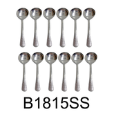 12 PC Classy Stainless Steel Silver Soup Spoon