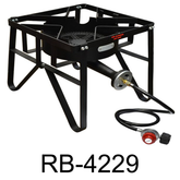 16" Square Single Burner Outdoor Gas Stove