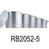 15 PC Tamales Aluminum Stock Pot With Steamer Rack