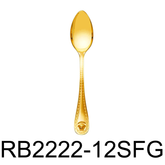 12 PC Medusa Design Dinner Spoon Set