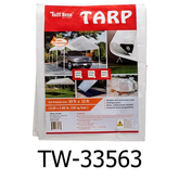12 x 10 ft White Heavy Duty Tarp