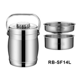 1.4 L Insulated Stainless Steel 304 Hot and Cold 2-pc Food Container