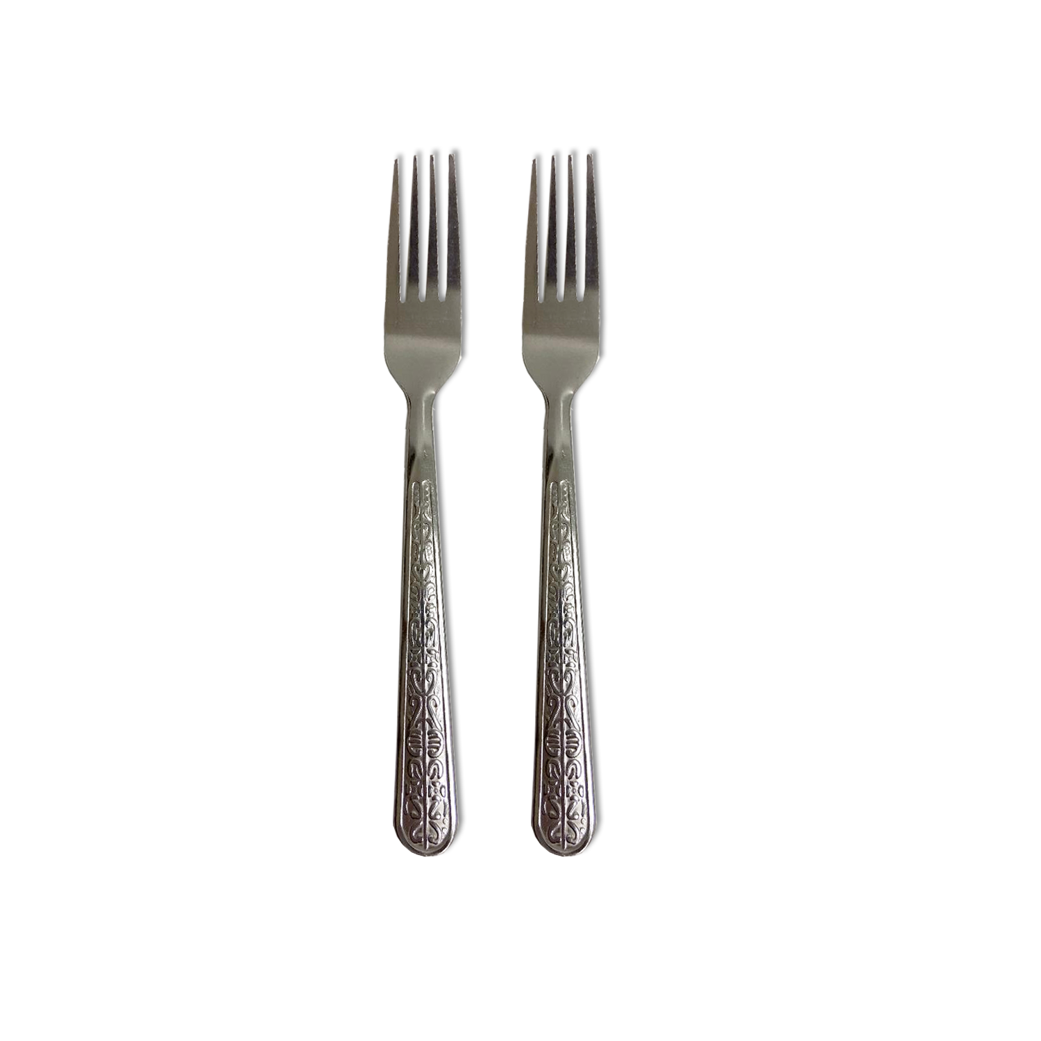 12 PC Classy Stainless Steel Silver Dinner Fork