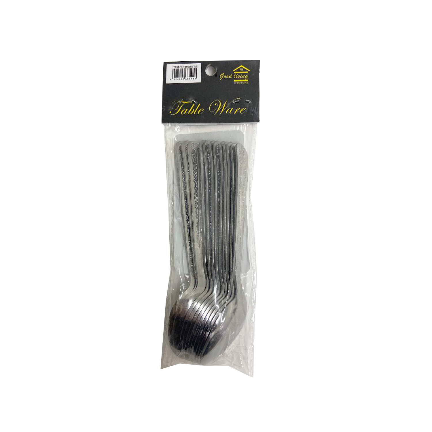 12 PC Classy Stainless Steel Silver Tea Spoon