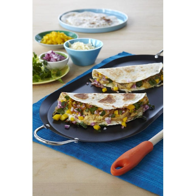19.5" x 8.5" Cast Iron Oval Comal Griddle