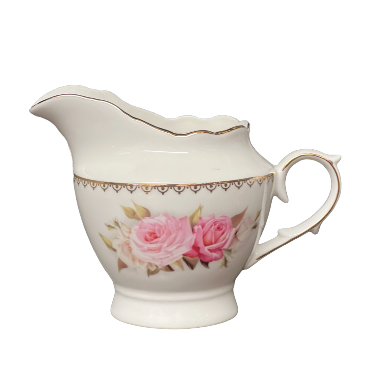 17 PC British Rose Tea Set
