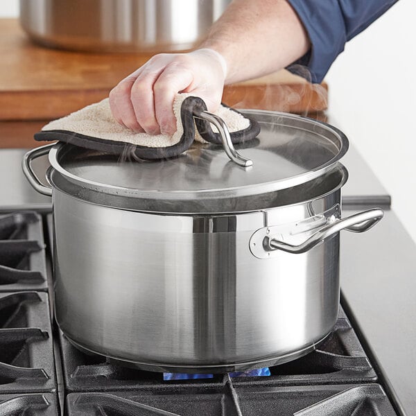 2 PC 24 & 35 QT Stainless Steel Induction 18/10 Stockpot