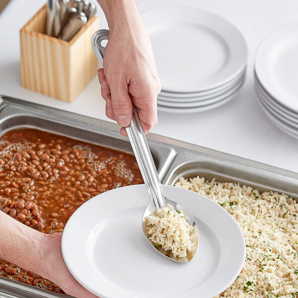 13" Stainless Steel Solid Basting Serving Buffet Spoon