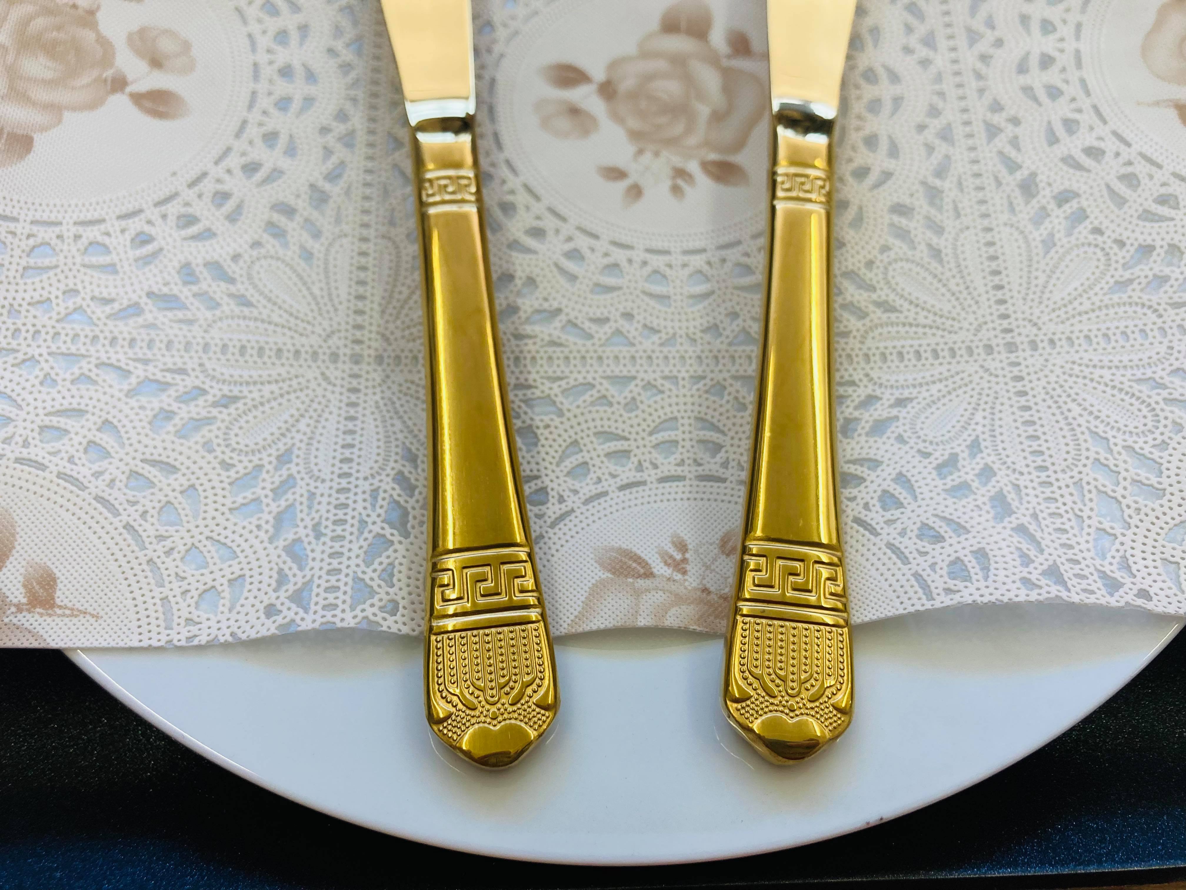 12 PC Royal Design Dinner Knife Set