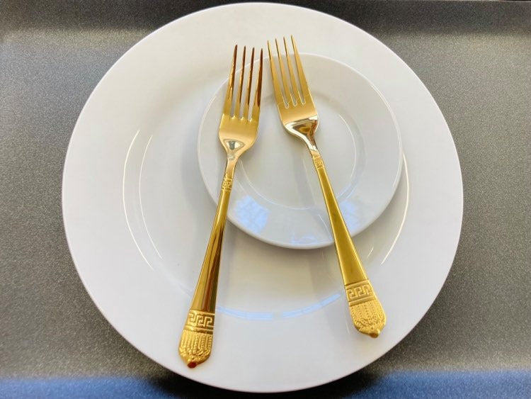 12 PC Royal Design Dinner Fork Set
