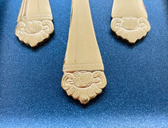 12 PC Flower Design Dinner Spoon Set
