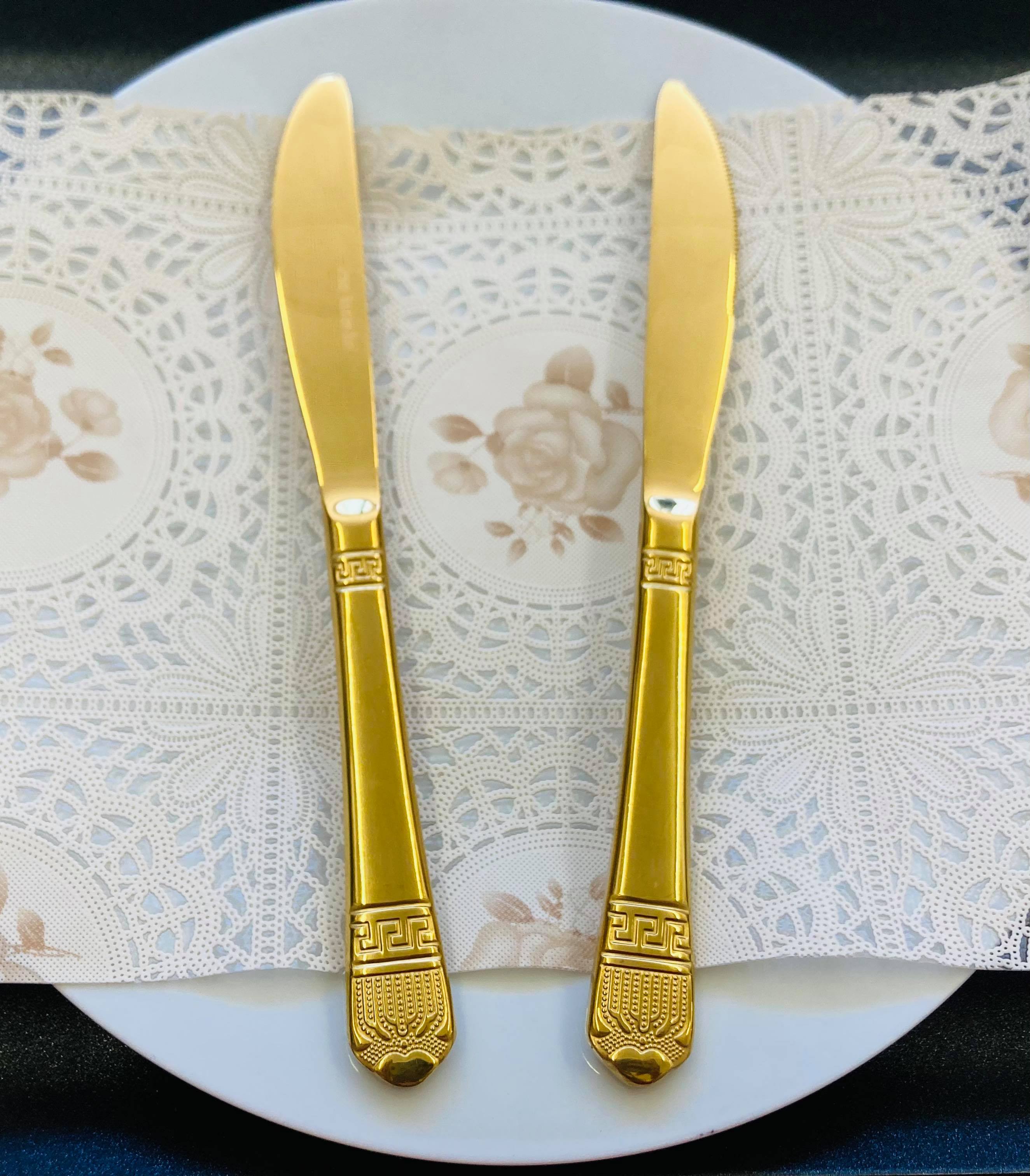 12 PC Royal Design Dinner Knife Set