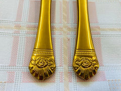 12 PC Flower Design Dinner Knife Set
