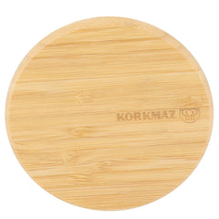 1.1 L Korkmaz Montana Stainless Steel Tea Pot with Wooden Lid