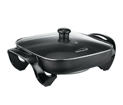 12" Non-Stick Electric Skillet with Glass Lid