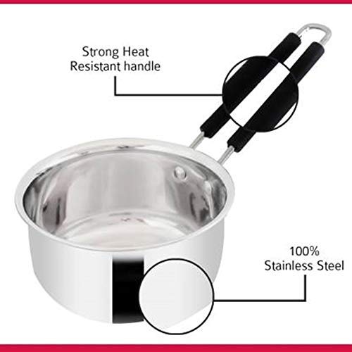 10" Stainless Steel Sauce Pan With Handle