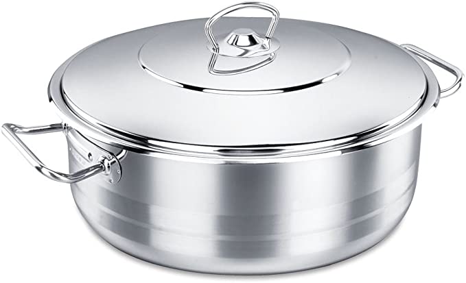15L Stainless Steel Low Pot