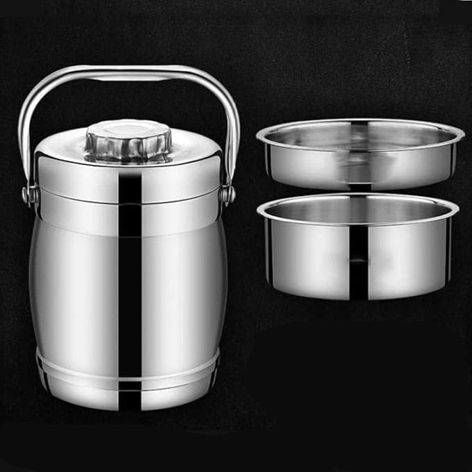 2 L Insulated Stainless Steel 304 Hot and Cold 2-pc Food Container