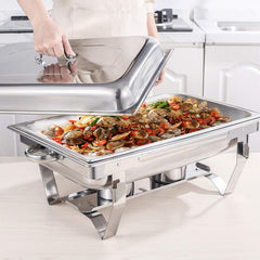 11L Stainless Steel Chafing Dish Food Warmer for Buffet