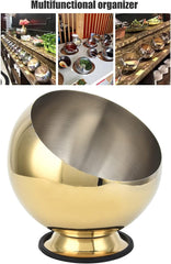 18cm Gold Saucer Bowl For Sauce, Snack, Appetizers