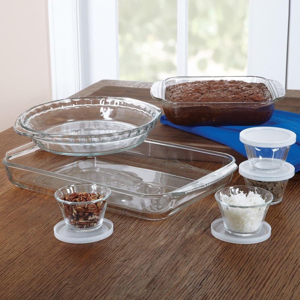 11 PC Libbey Baker's Bassic Glass Bake Set