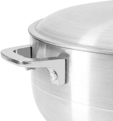 12 PC Silver Aluminum Stock Pot Set