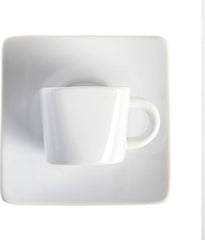 13 PC Gibson Espresso Cup & Saucer Set with Metal Rack