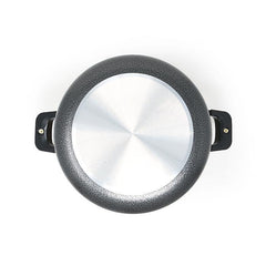 14" Low Pot Non Stick Heavy Gauge With Glass Lid