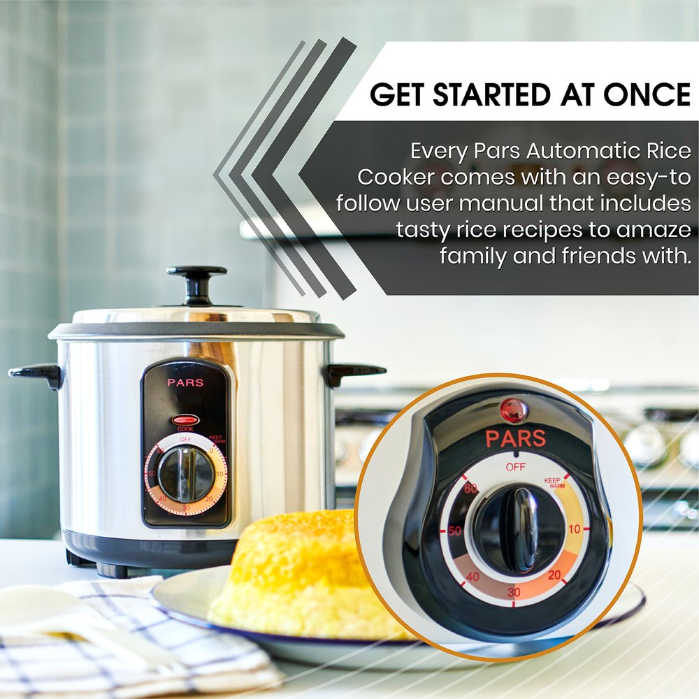 10 Cup Pars Automatic Persian Rice Cooker
