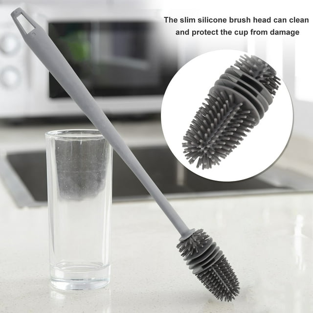 2 PC Bottle & Straw Brush Set - Green
