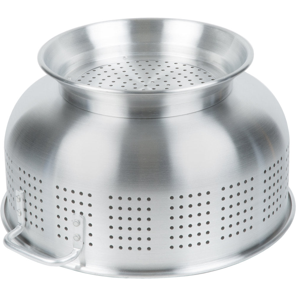 16 QT Heavy Duty Aluminum Colander With Base & Handles