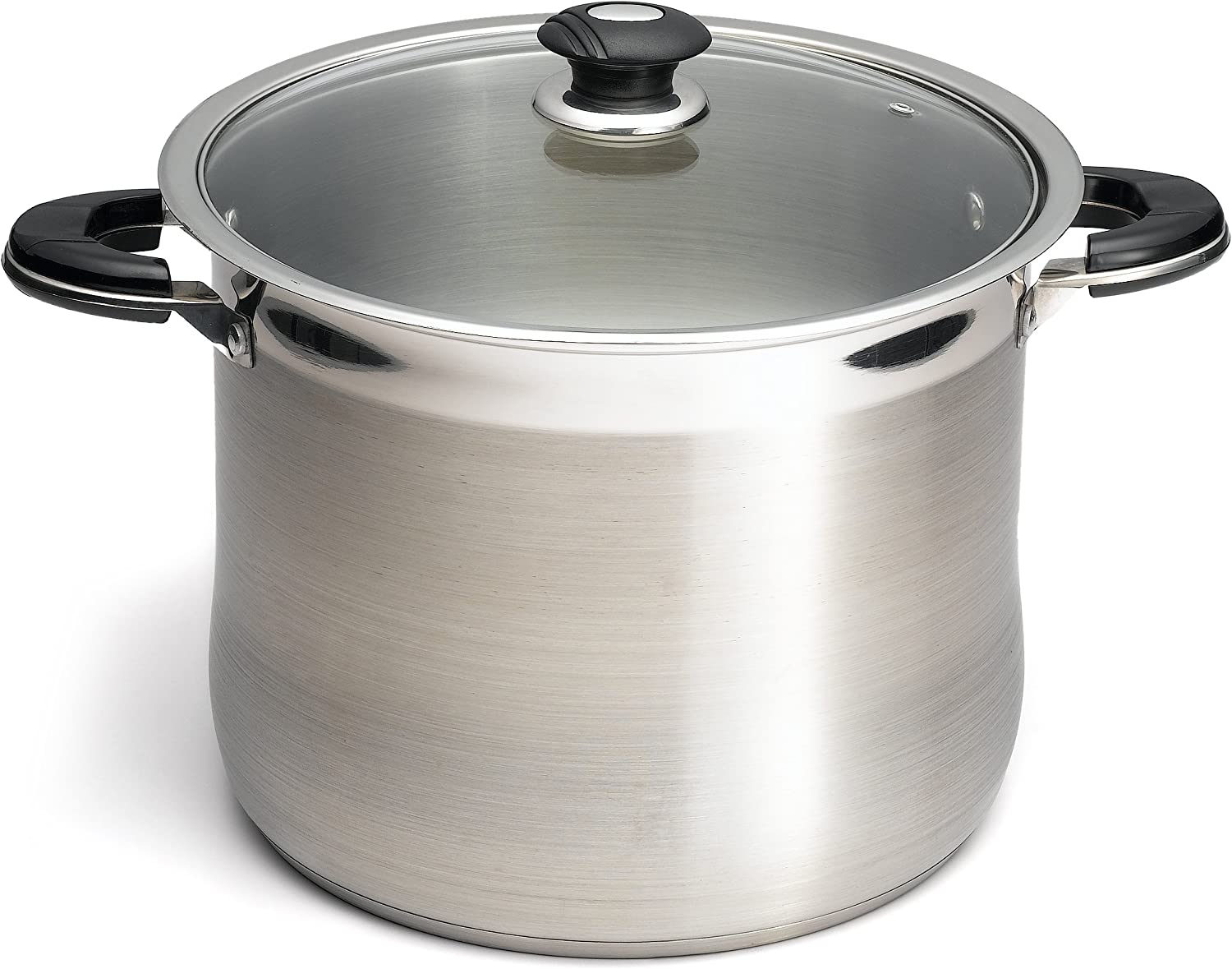 12 QT Stainless Steel 18/10 Induction Stock Pot (Free Gift 1 Knife Set)