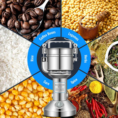 100g Stainless Steel Grain Mill Grinder / Multi Function Disintegrator