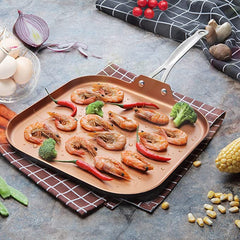 11" Square Copper Pan
