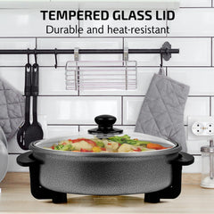12" Ovente Electric Skillet & Frying Pan