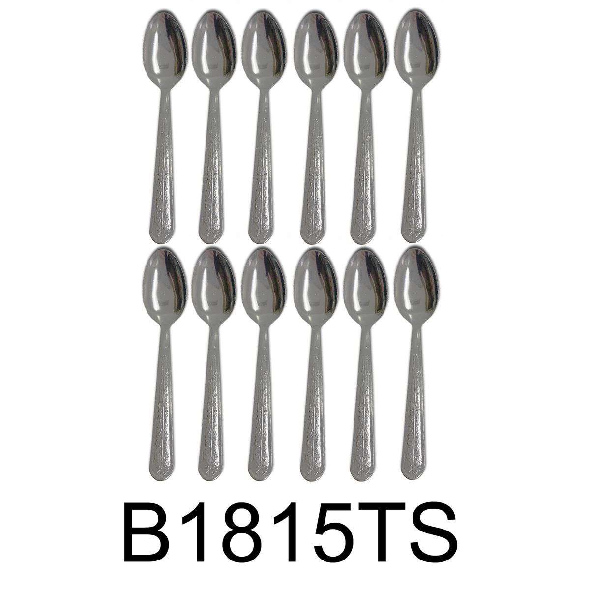 12 PC Classy Stainless Steel Silver Tea Spoon