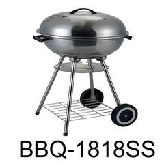 18" Charcoal BBQ Grill Kittle with 4 Legs