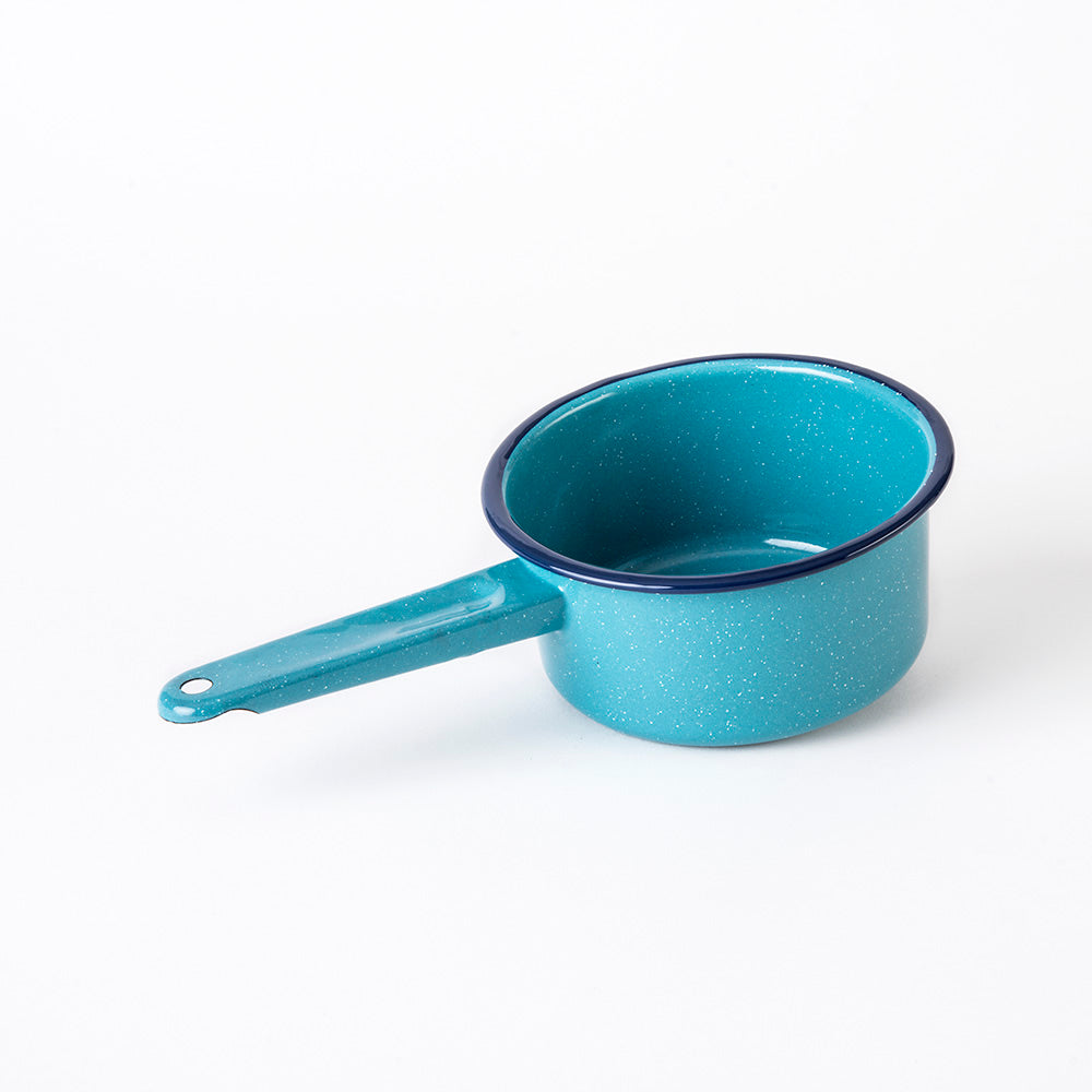 1 QT Turquoise Enamel Sauce Pan