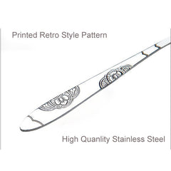 12 PC Wavy Cloud Design Stainless Steel Silver Dinner Spoon