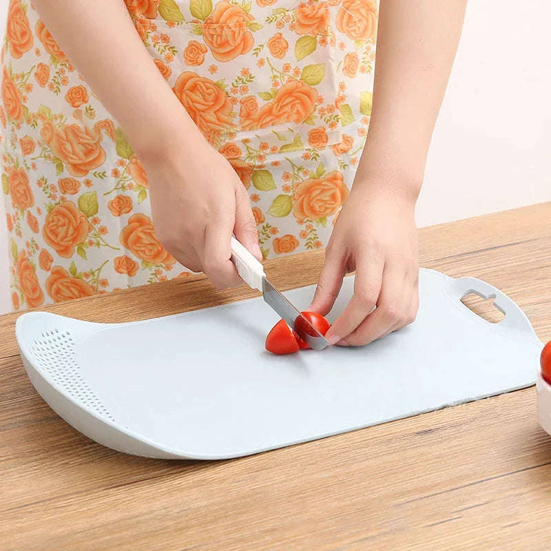 2 in 1 Cutting Board - Blue