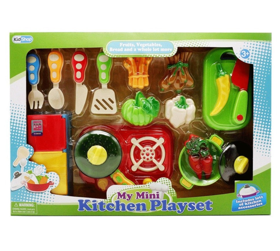 18 PC Little Cook's Kitchen Play Set