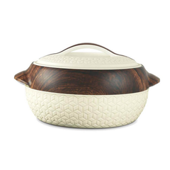 1.5L Brown Marble Hot Pot Casserole