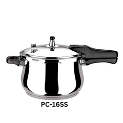 16 cm Pressure Cooker Heavy Duty Double Bottom with Extra Plastic Ring