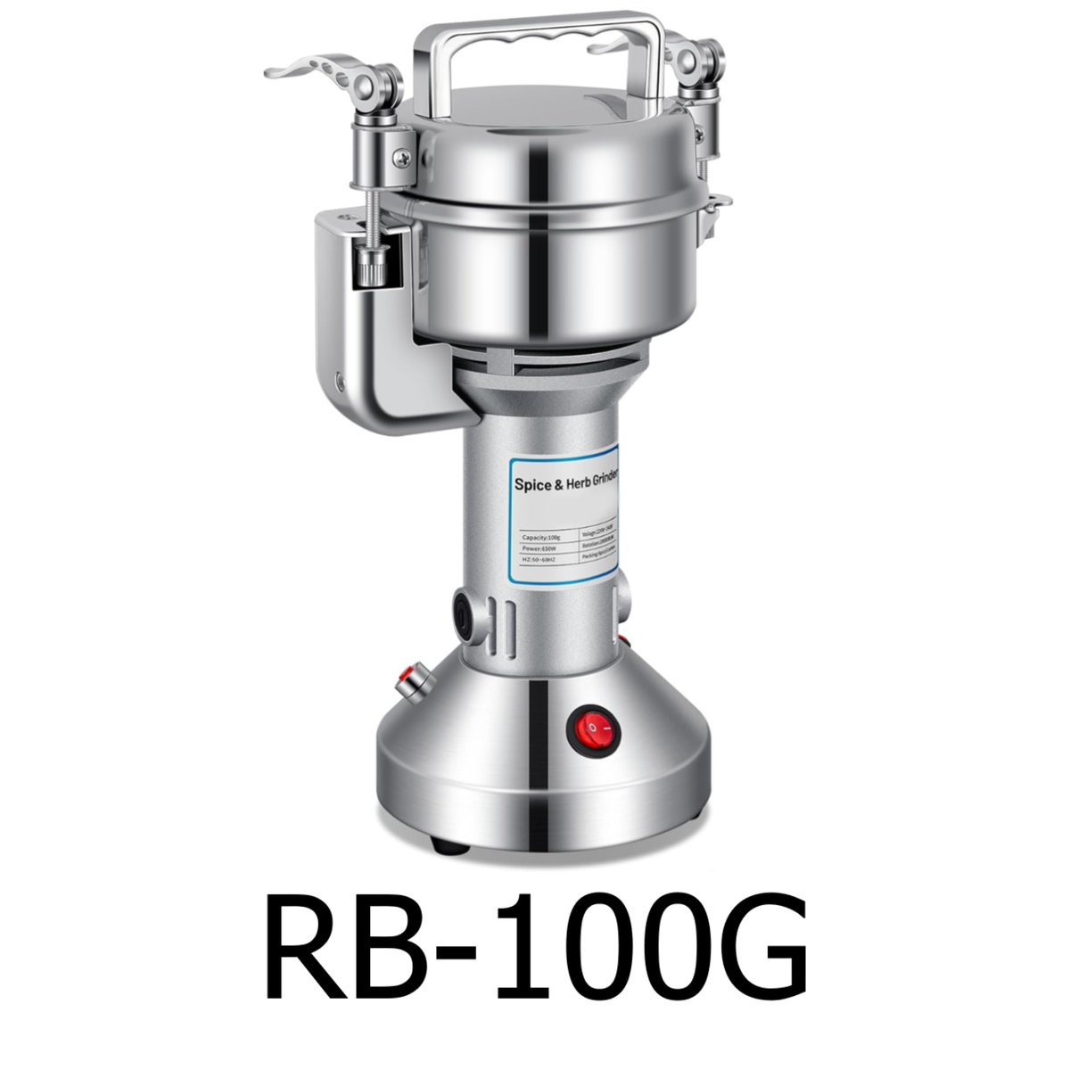 100g Stainless Steel Grain Mill Grinder / Multi Function Disintegrator