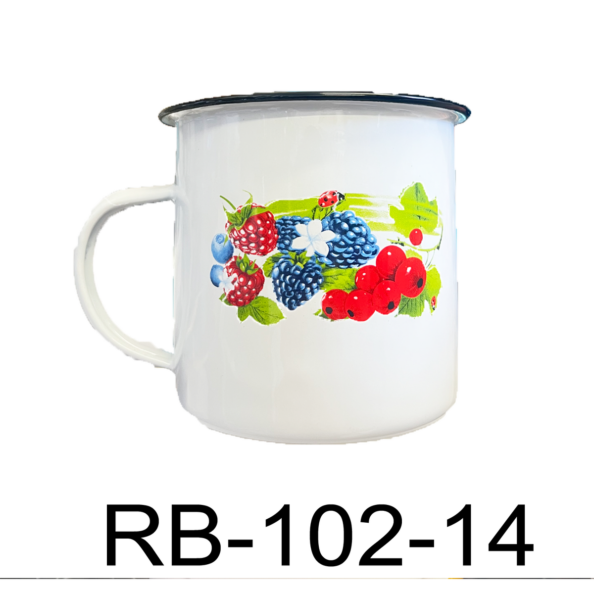 14cm Enamel Mug