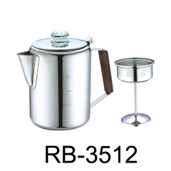 12 Cup Turkish Stainless Steel Coffee Percolator